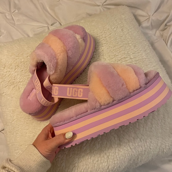 UGG Shoes - UGG Fluff Yeah Disco Platform Slippers☮️💫🕺🏼